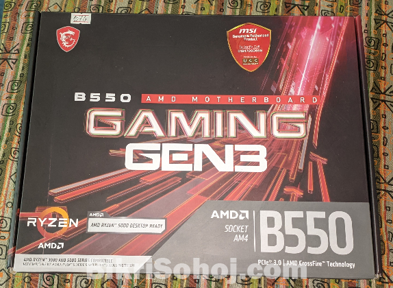 MSI B550 GEN3 AMD AM4 ATX Motherboard (Warranty Available)